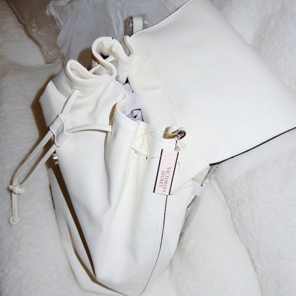 Large white backpack